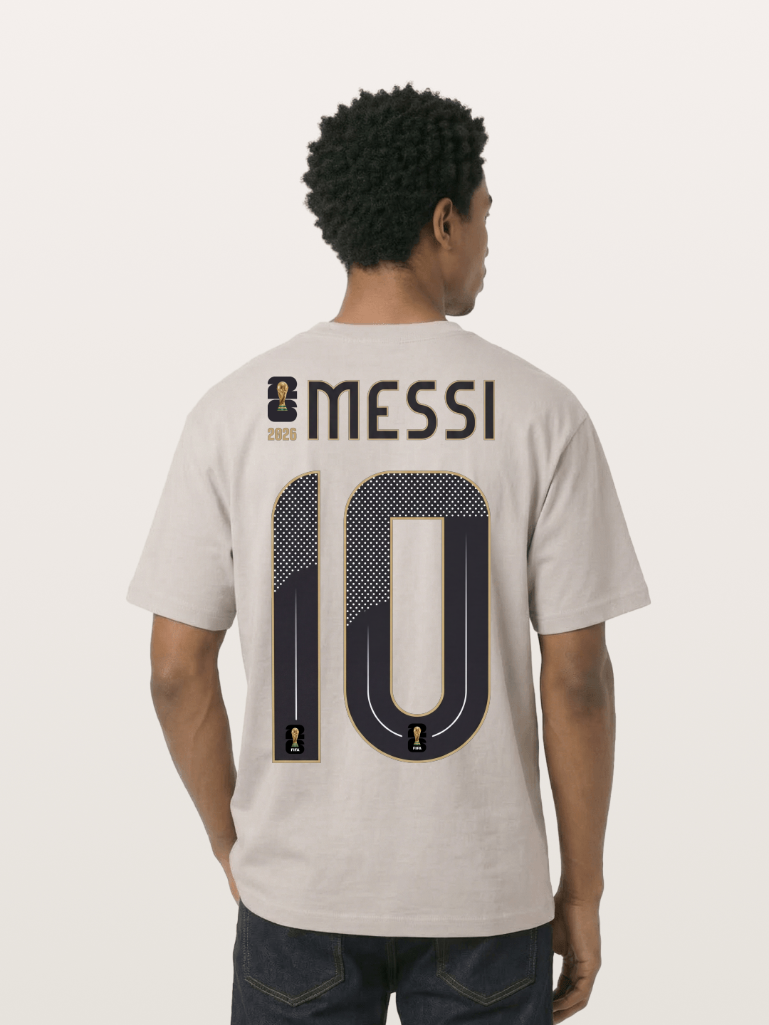 Argentina 10 Messi 2026 WC Cotton T-shirt