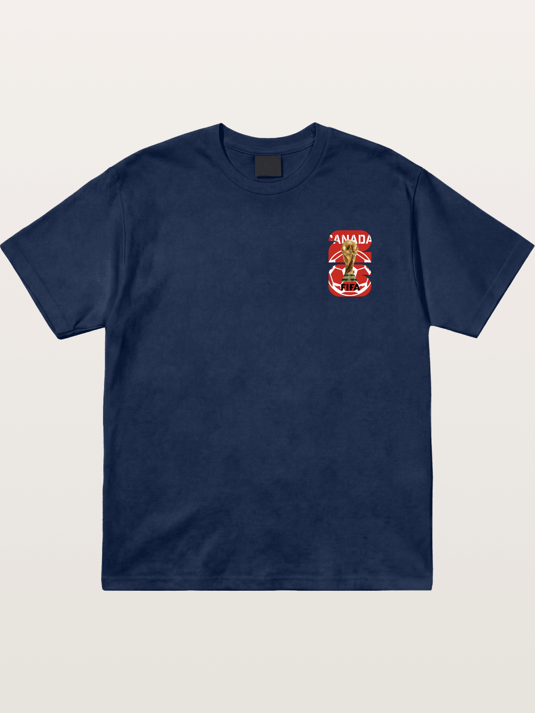 Canada World Cup Trophy Emblem Cotton T-shirt