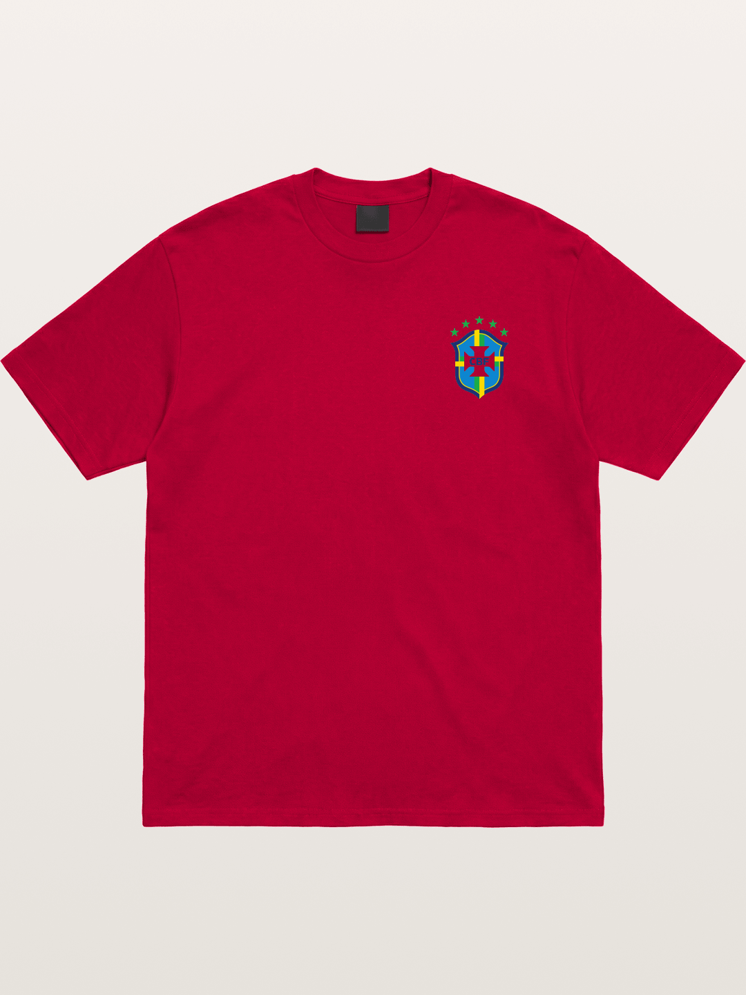 Brazil CBF Five Stars Shield Gildan T-shirt