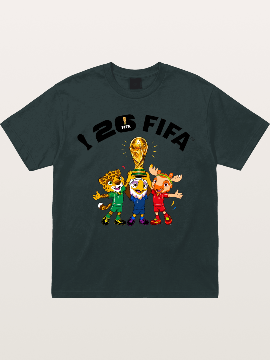 2026 FIFA Mascots Trophy Graphic Gildan T-shirt
