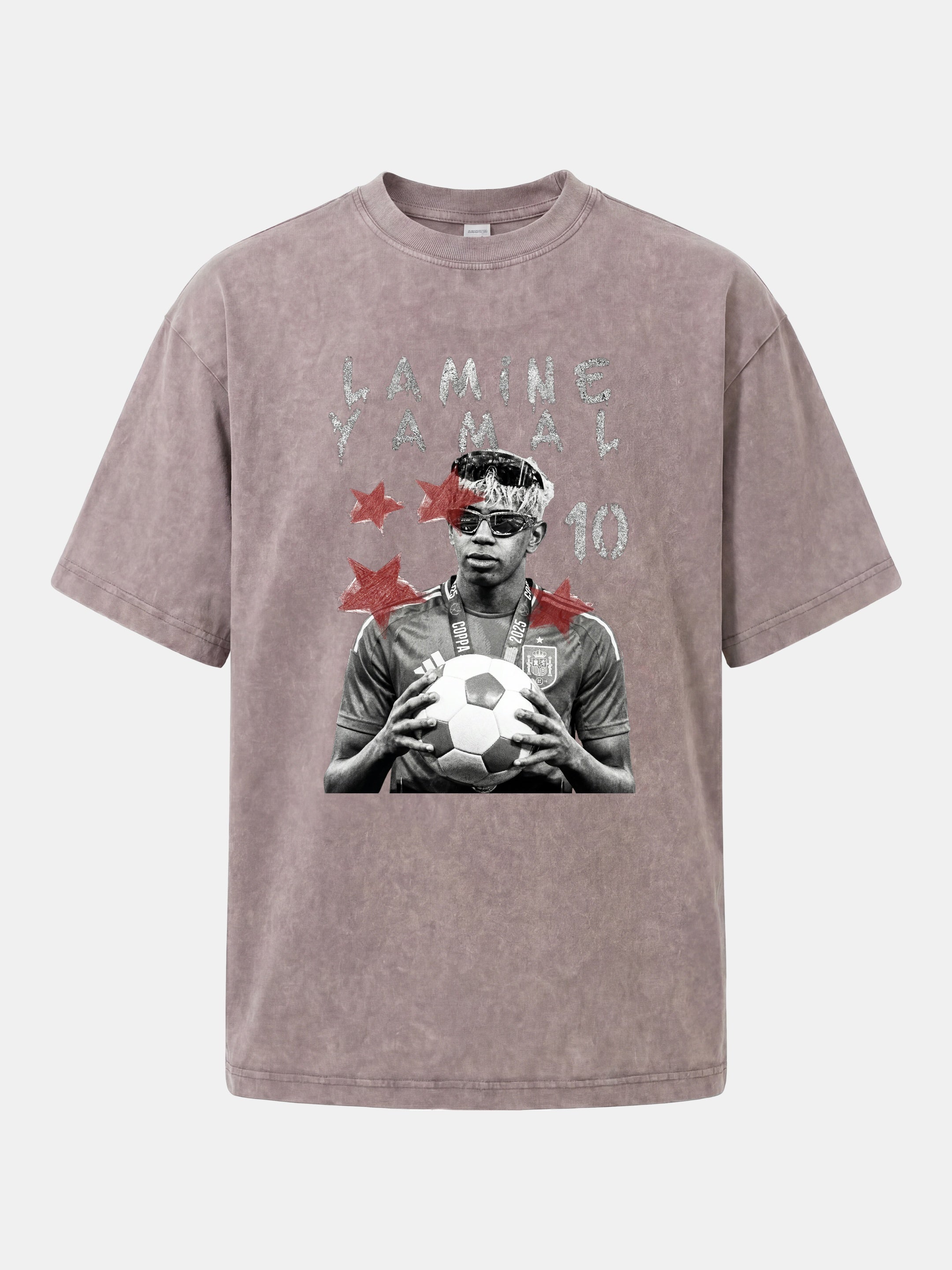 Lamine Yamal 2025 Star Card Washed T-shirt