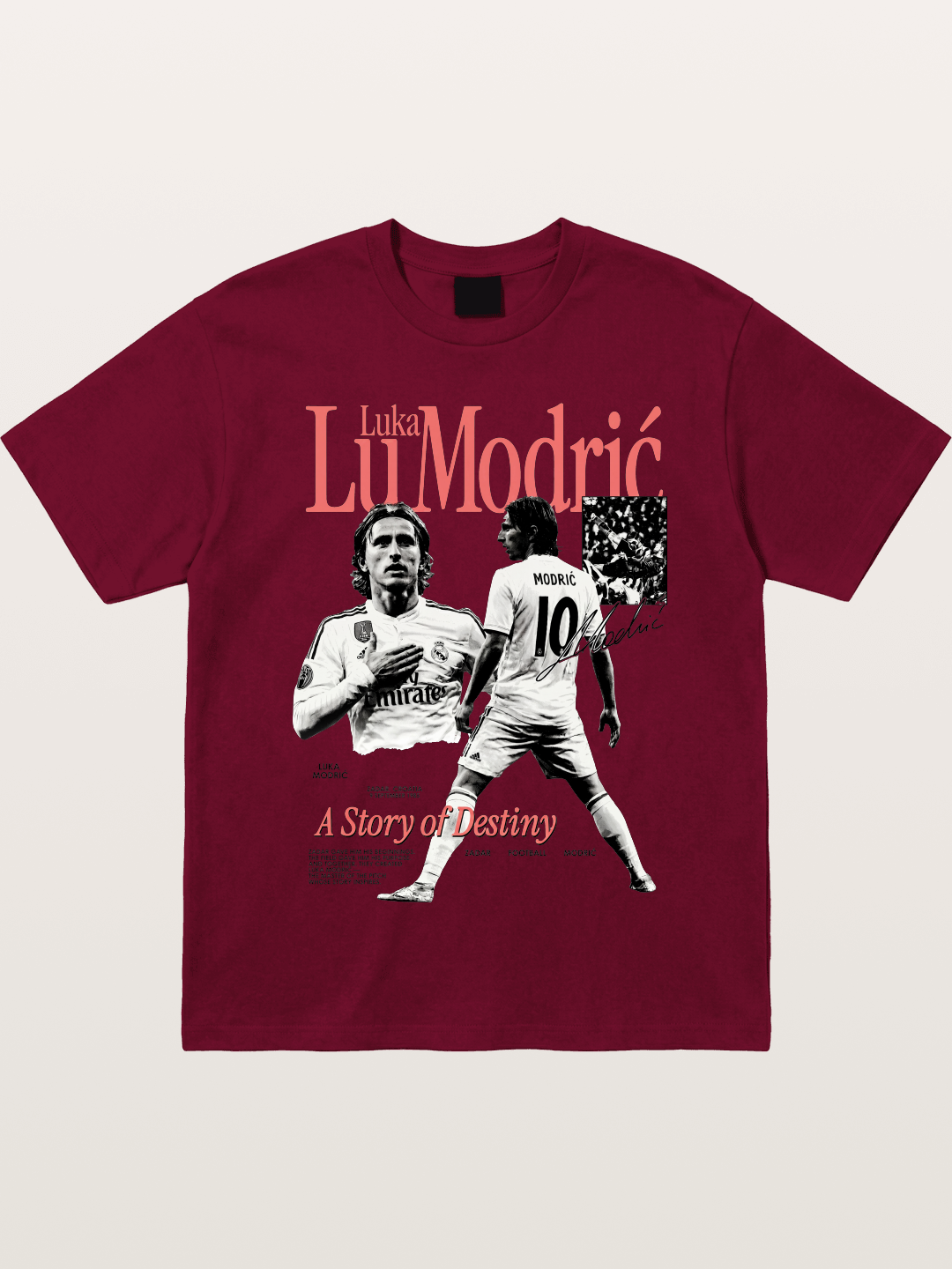 Luka Modric Destiny Story Gildan T-shirt
