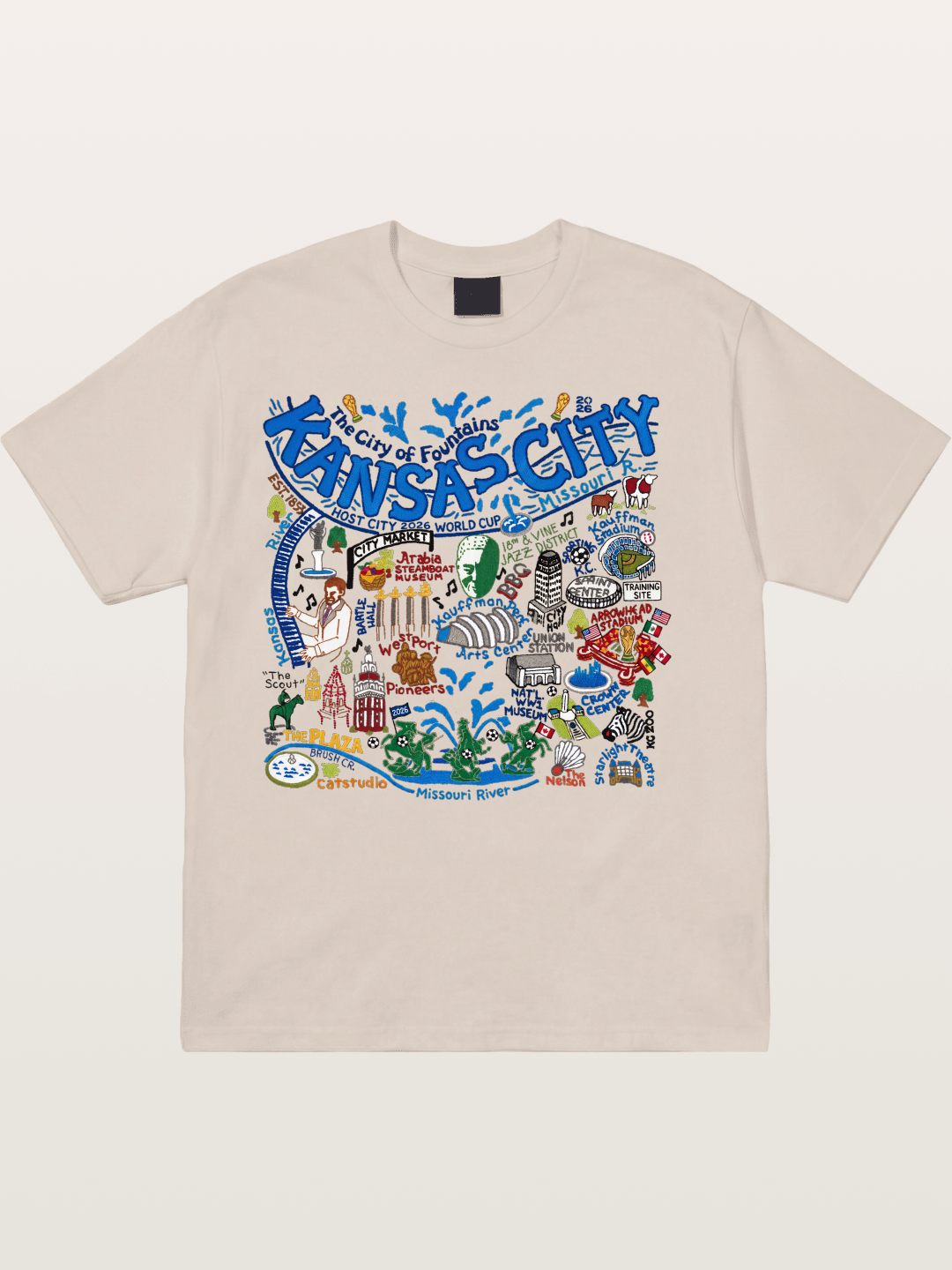 Kansas City World Cup Graphic Cotton T-shirt