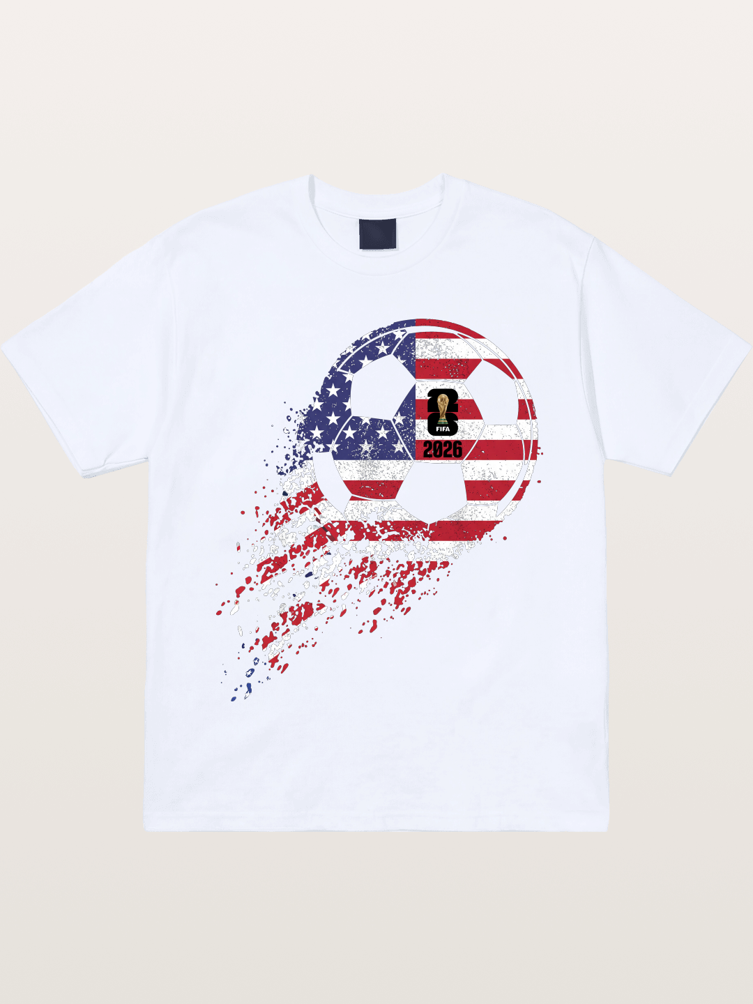 American Flag WC 2026 Ball Gildan T-shirt