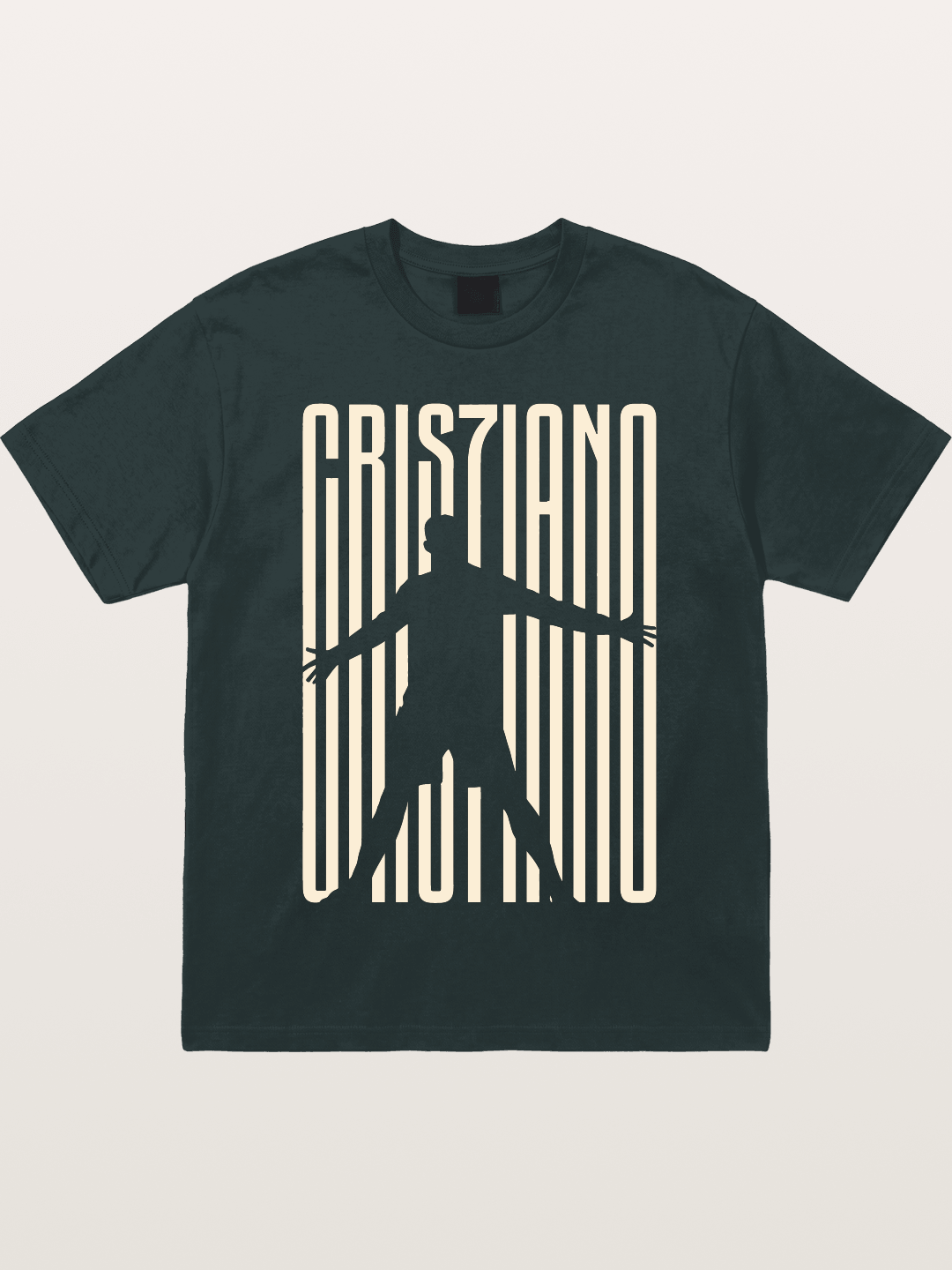 Cristiano Ronaldo Celebration Silhouette Gildan T-shirt