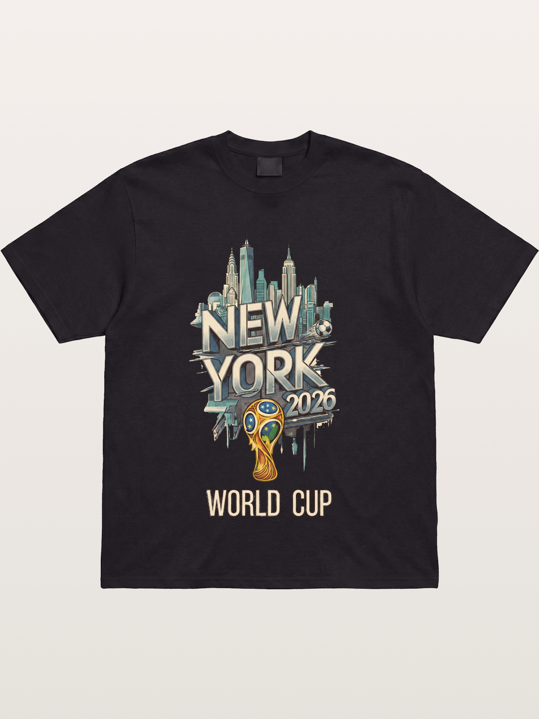 NYC World Cup 2026 Emblem Cotton T-shirt