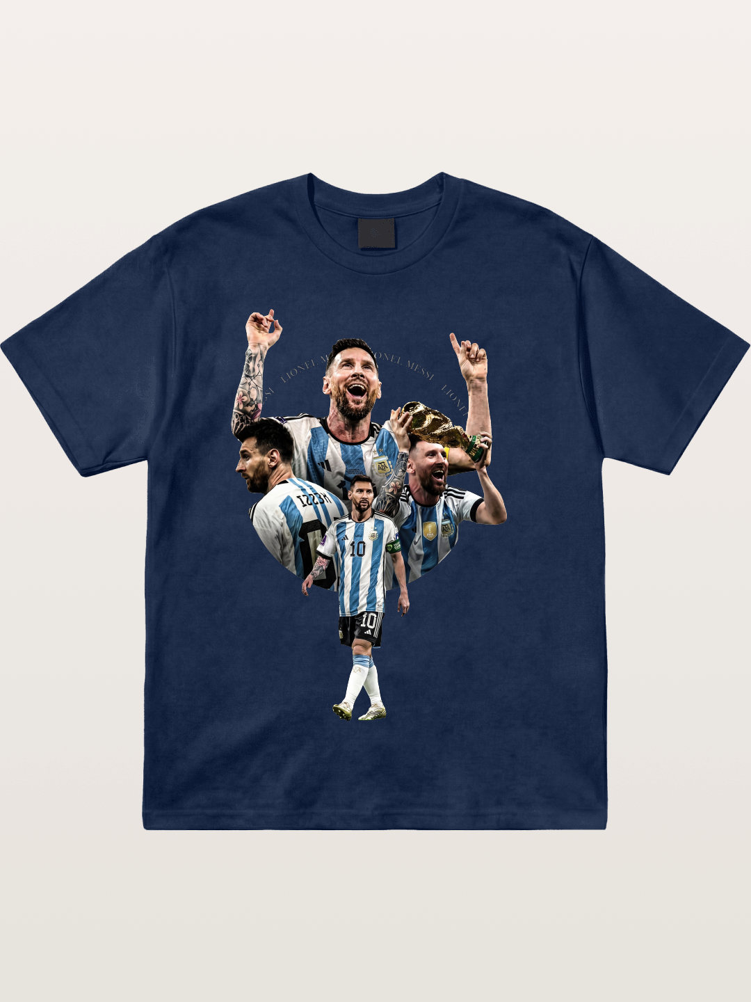 Messi World Champion Montage Cotton T-shirt