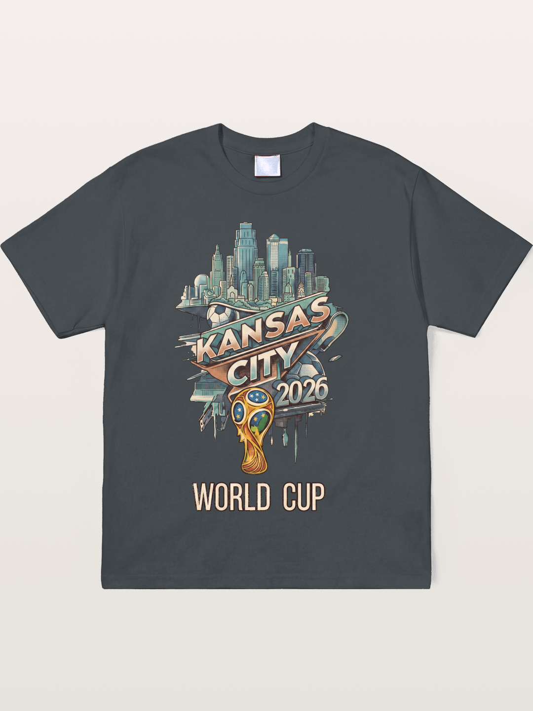 KC World Cup 2026 Emblem Soft-Stay T-shirt
