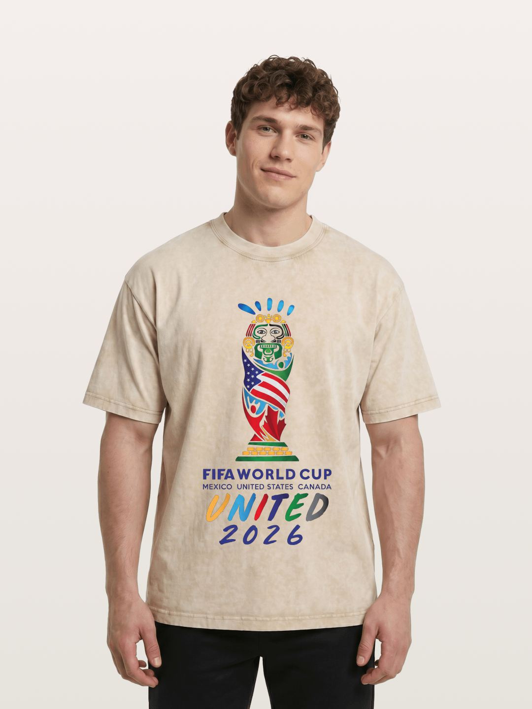 United 2026 WC Emblem Washed T-shirt