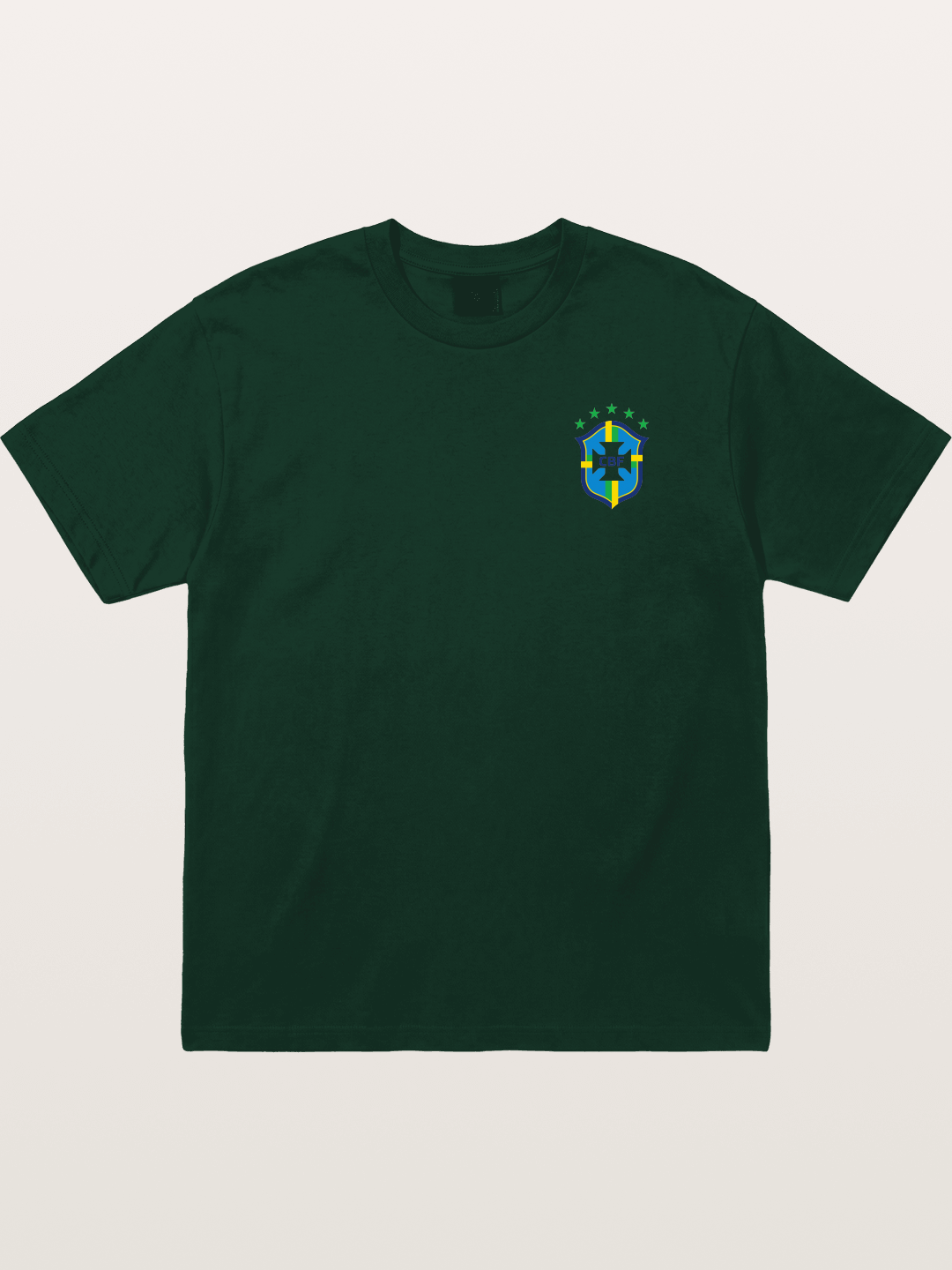 Brazil CBF Five Stars Shield Gildan T-shirt