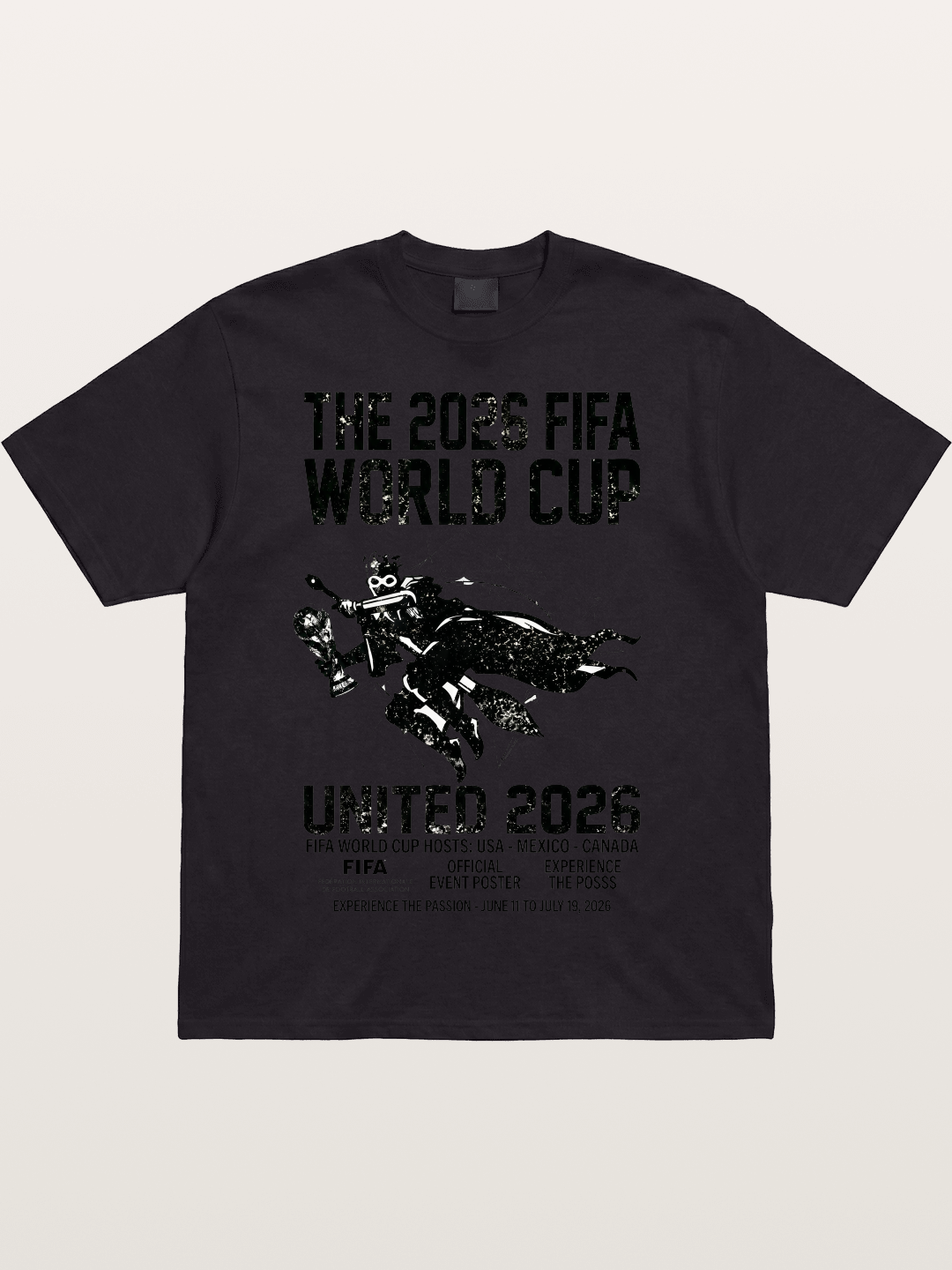 2026 World Cup Rider Poster Cotton T-shirt