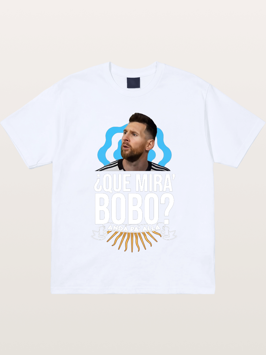 Messi Argentina Sun Design Gildan T-shirt