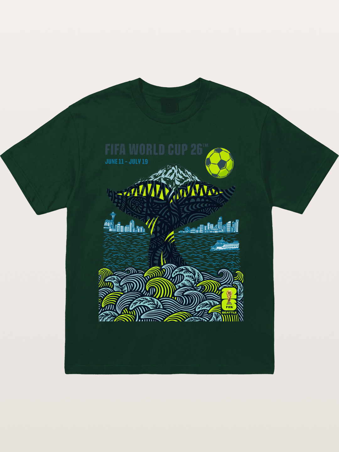Vancouver 2026 WC Orca Tail Art Gildan T-shirt