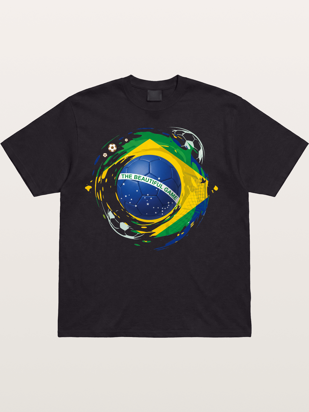 The Beautiful Game Brazil Print Cotton T-shirt