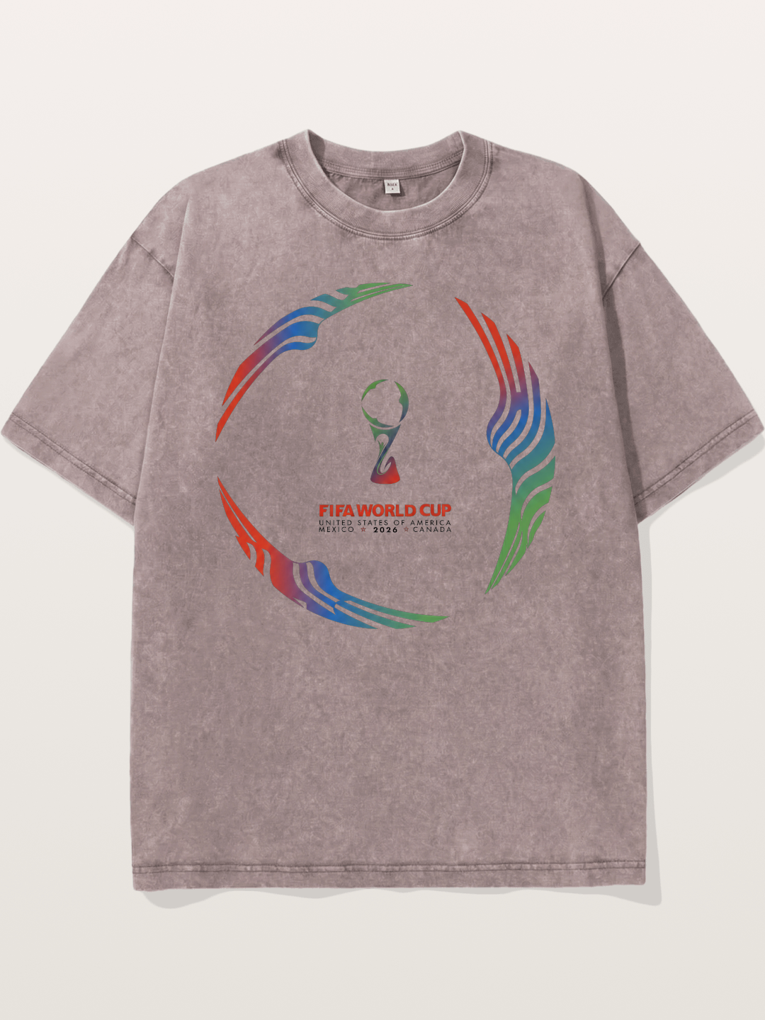 2026 World Cup Official Logo Washed T-shirt