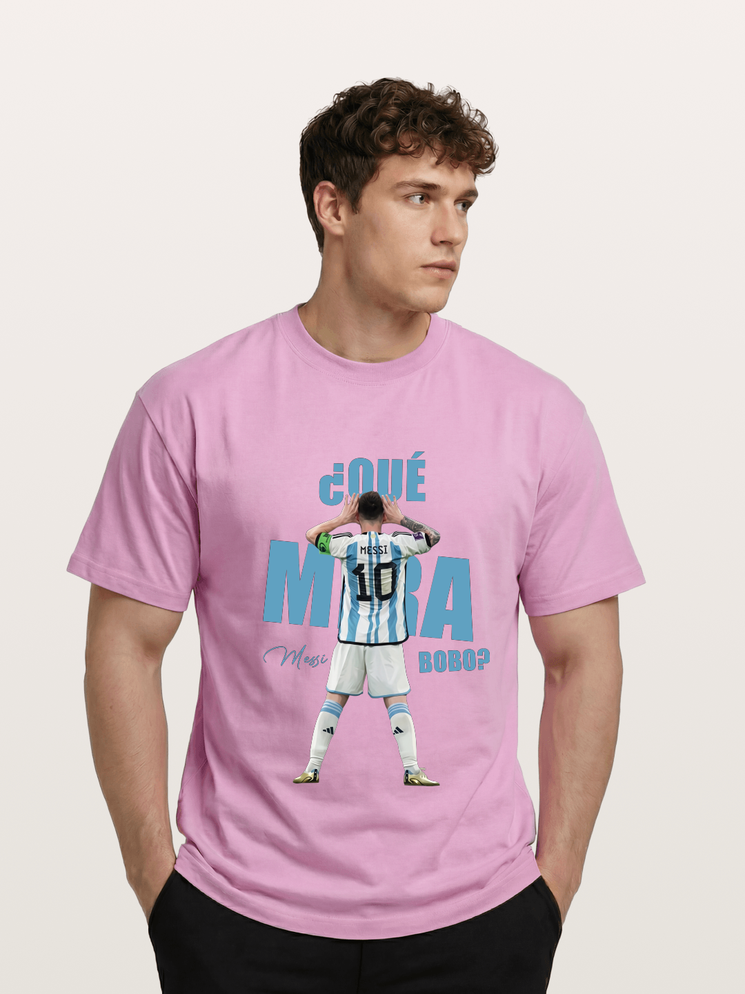 Messi ¿Qué Mirá Bobo Argentin Gildan T-shirt