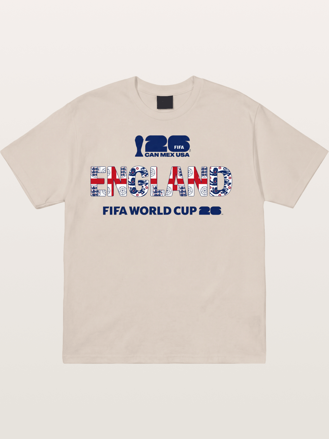 England 2026 World Cup Crest Cotton T-shirt