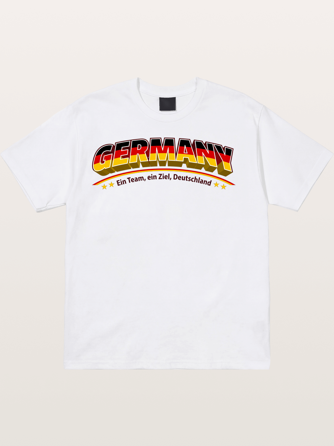 Germany Retro Team Logo WC Cotton T-shirt