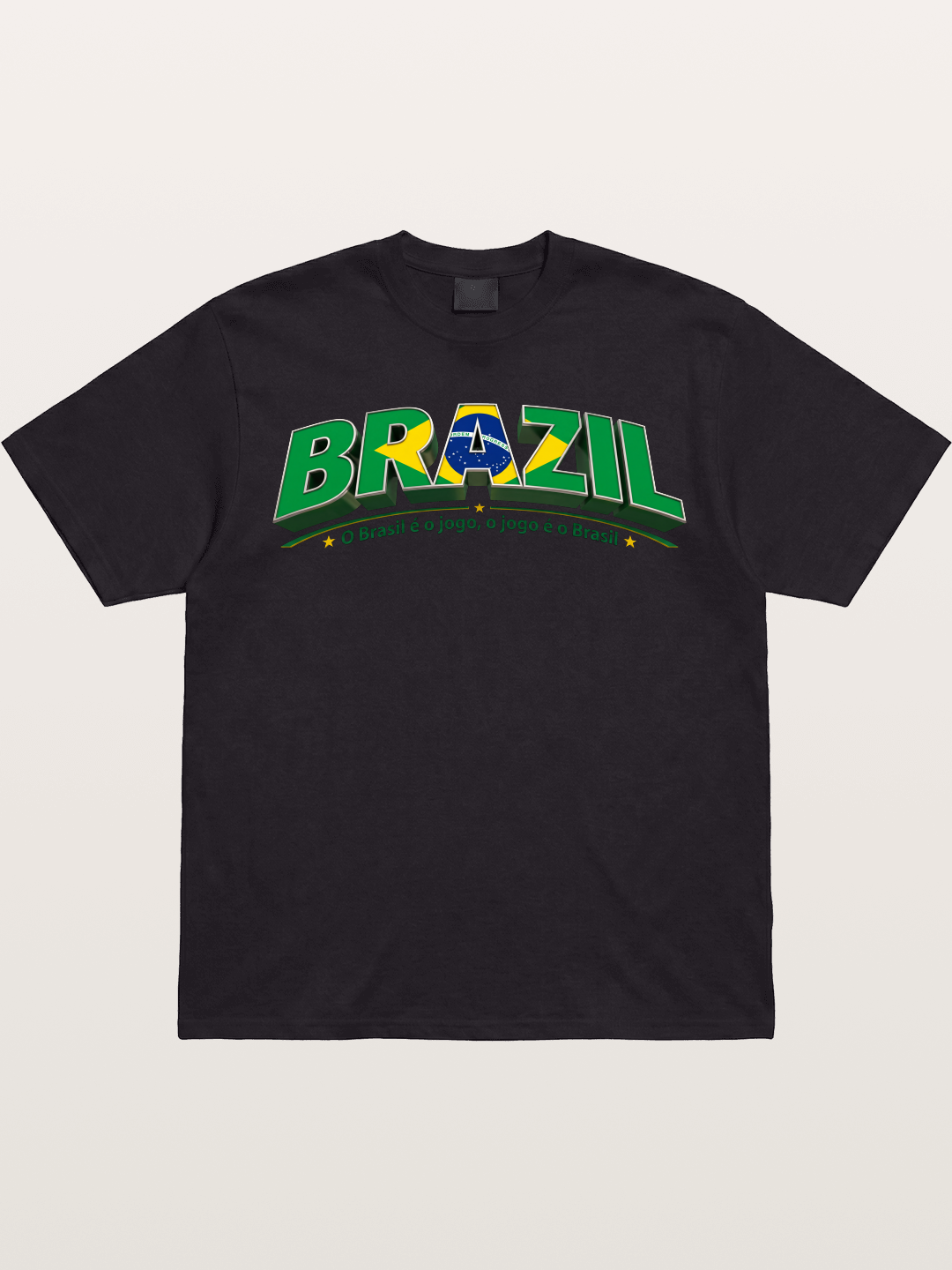 Brazil Retro Team Logo WC Gildan T-shirt