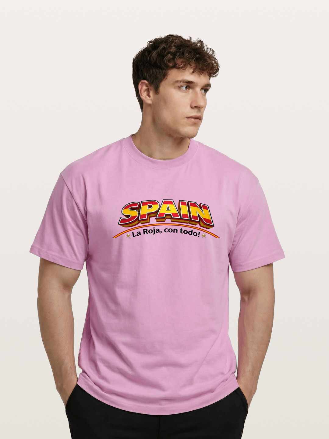 Spain Retro Team Logo WC Gildan T-shirt