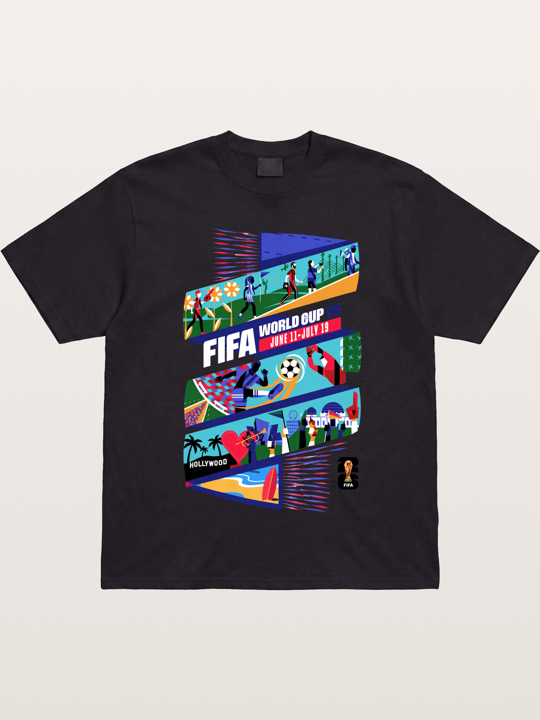 FIFA 2026 LA WC Poster Gildan T-shirt