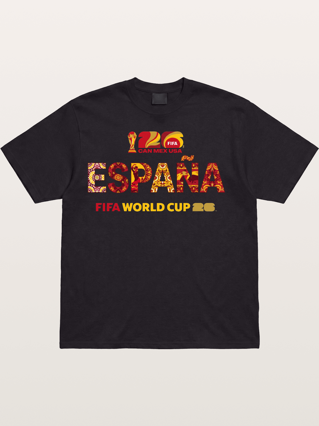 España 2026 World Cup Typo Cotton T-shirt