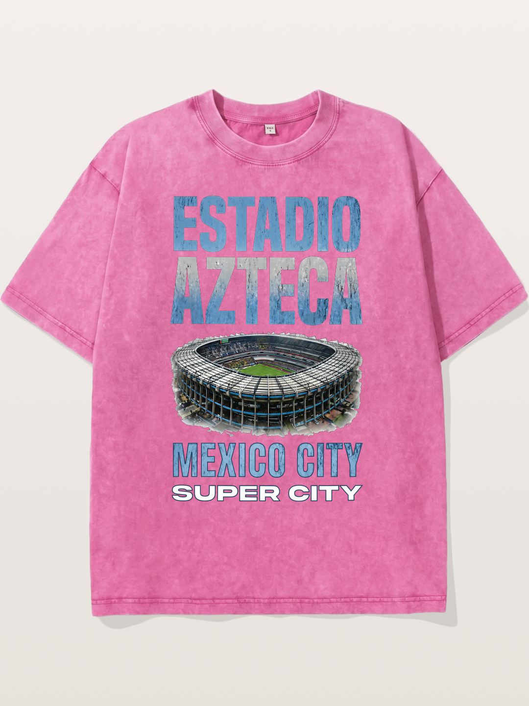 Estadio Azteca WC Print Washed T-shirt