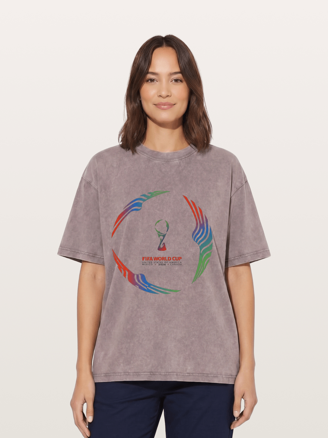 2026 World Cup Official Logo Washed T-shirt