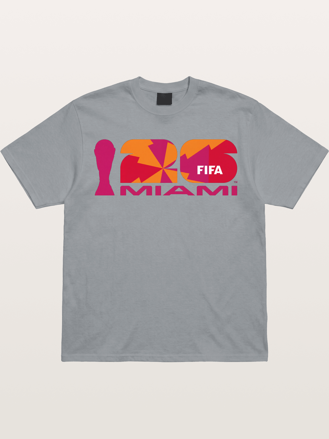 Miami WC 2026 Colorful Geometric Logo Gildan T-shirt