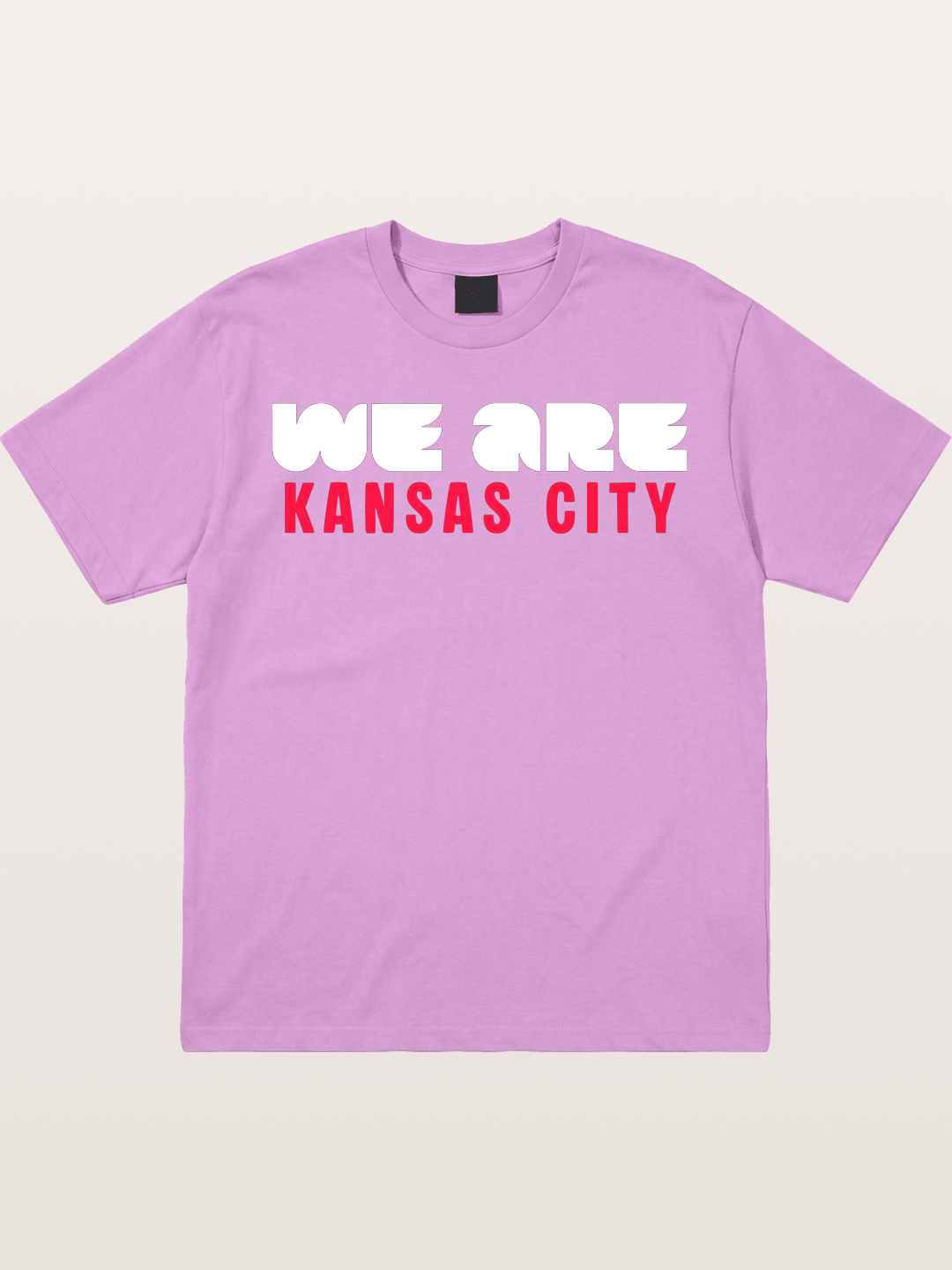 Kansas City Red Block Letters Gildan T-shirt
