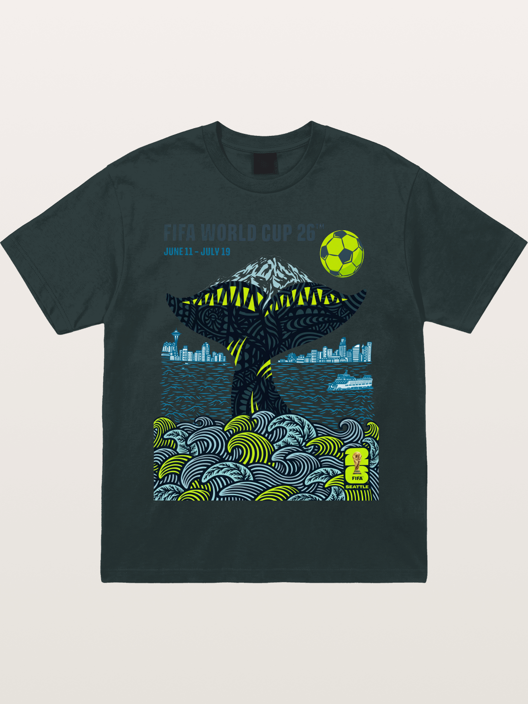 Vancouver 2026 WC Orca Tail Art Gildan T-shirt