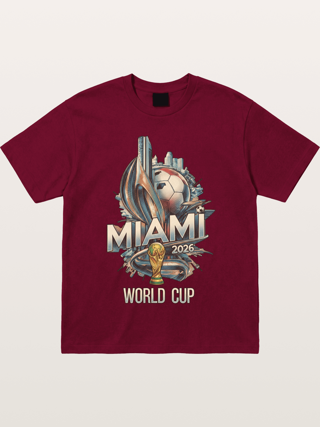 Miami World Cup 2026 Emblem Gildan T-shirt