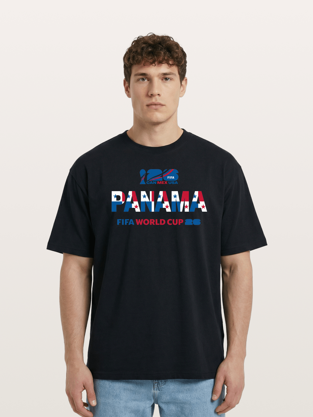 Panama 2026 Flag-Inspired Graphic Cotton T-shirt