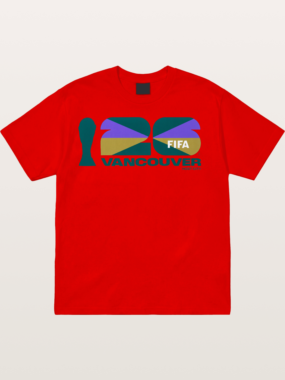 Vancouver 2026 WC Host City Logo Cotton T-shirt