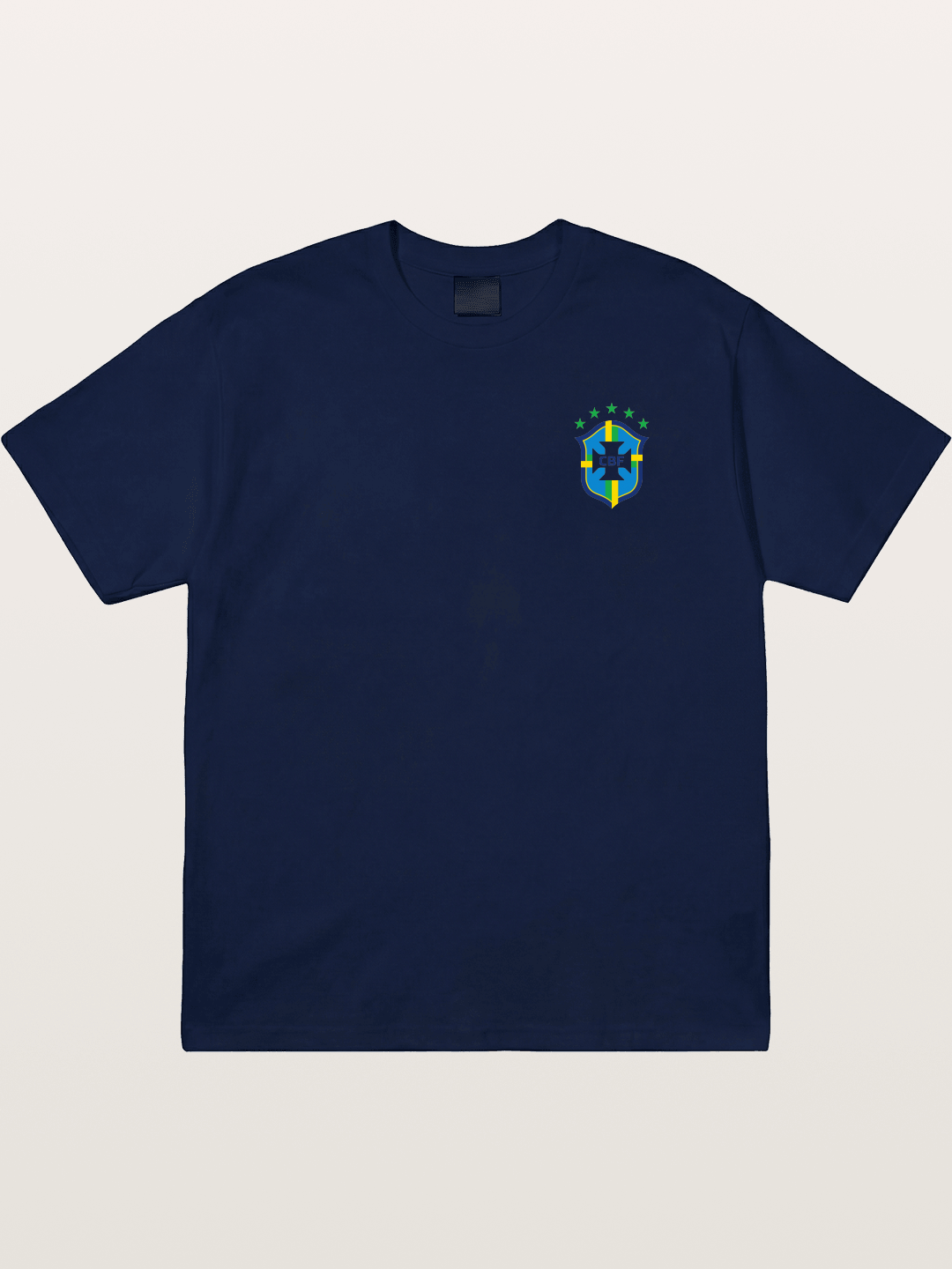 Brazil CBF Five Stars Shield Gildan T-shirt