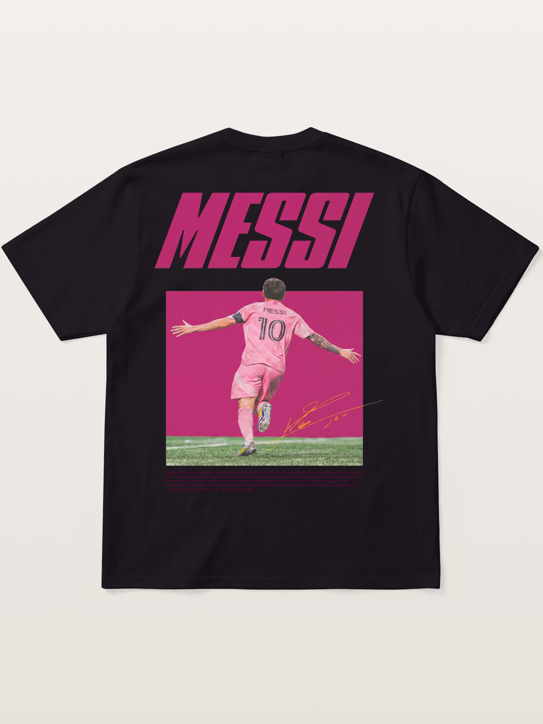Messi Inter Miami Pink Kit Cotton T-shirt