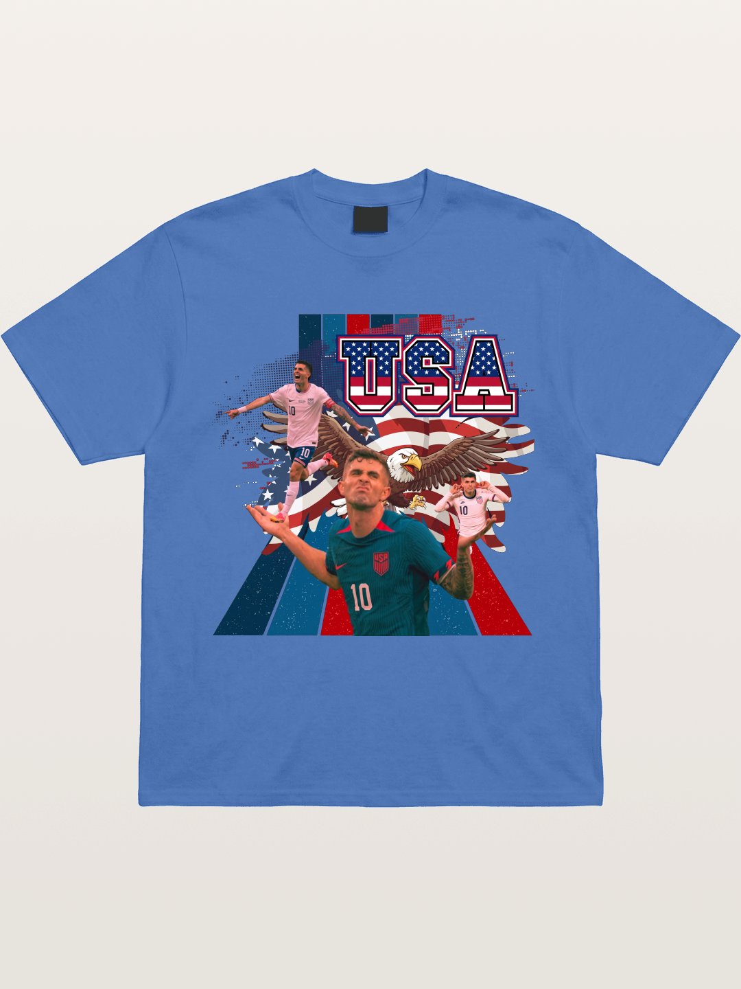 US Soccer Eagles And Two National Stars Gildan T-shirt