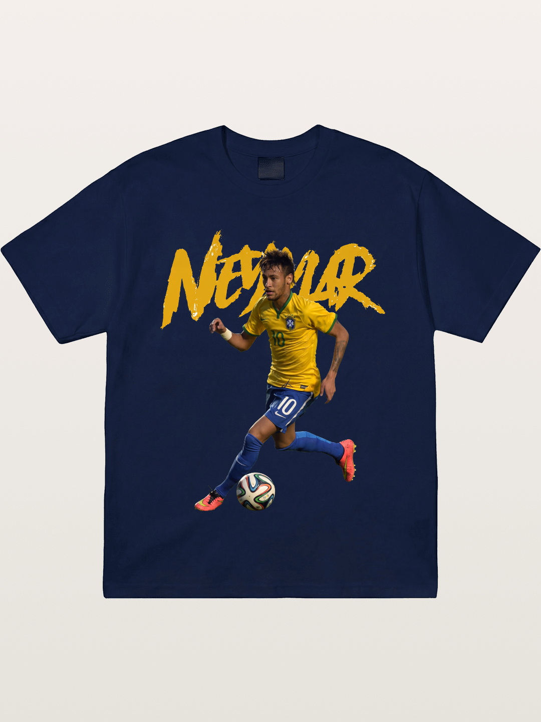 Neymar Brazil Brushstroke Art Gildan T-shirt