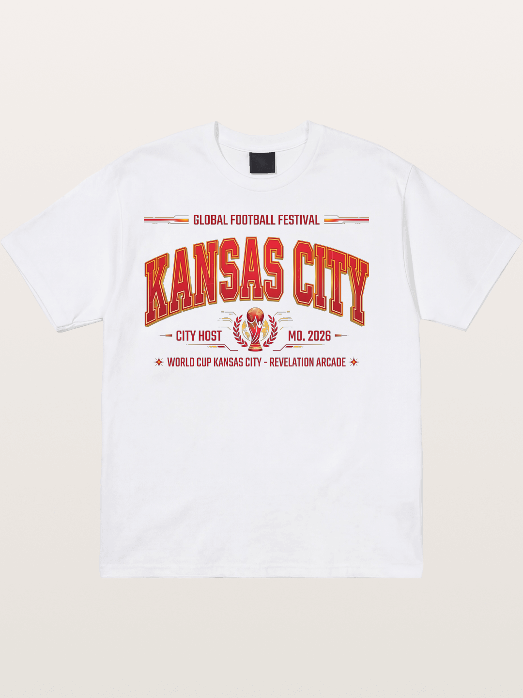 Kansas City 2026 WC Art Cotton T-shirt