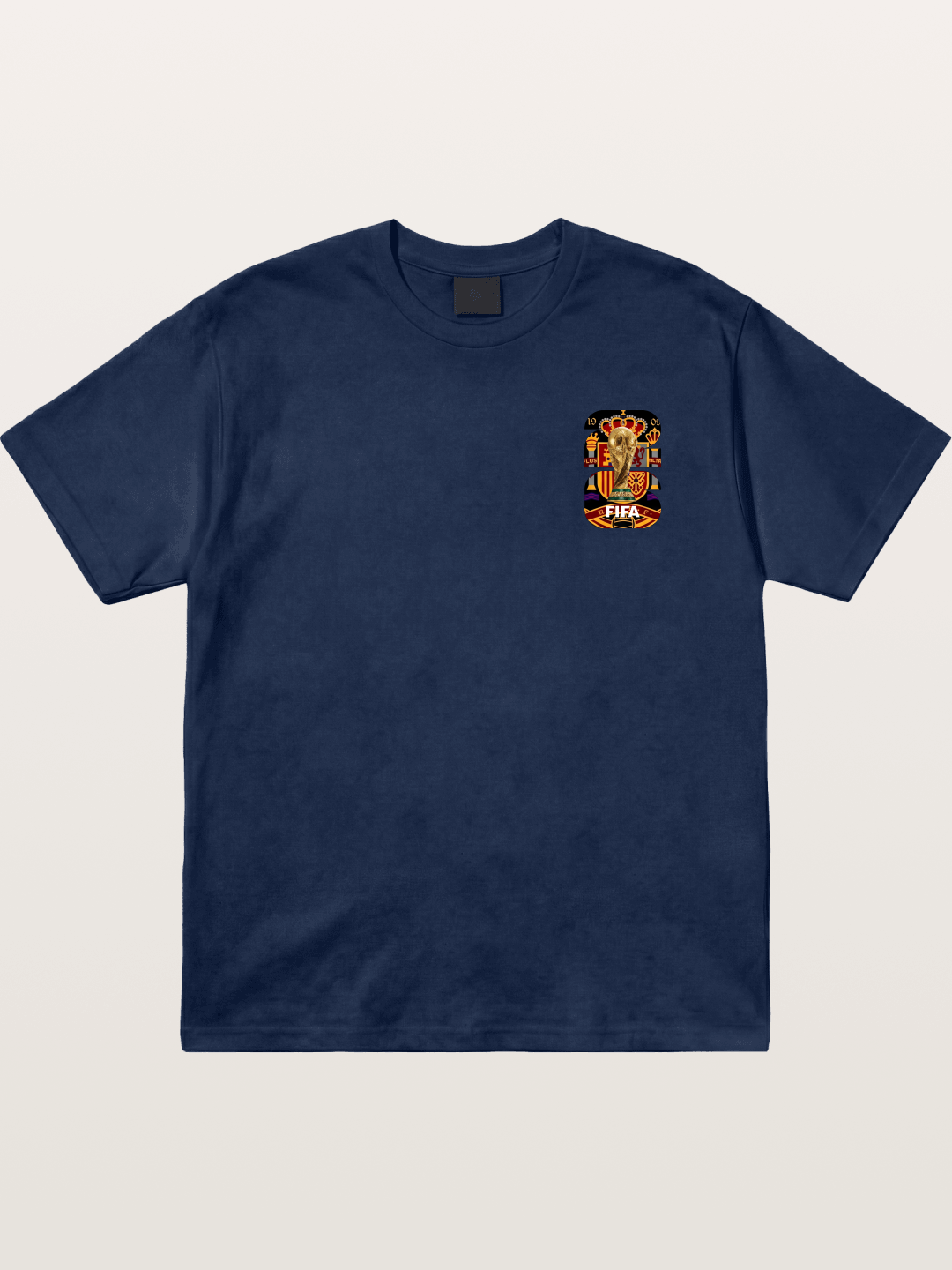 Spain World Cup Trophy Crest Cotton T-shirt