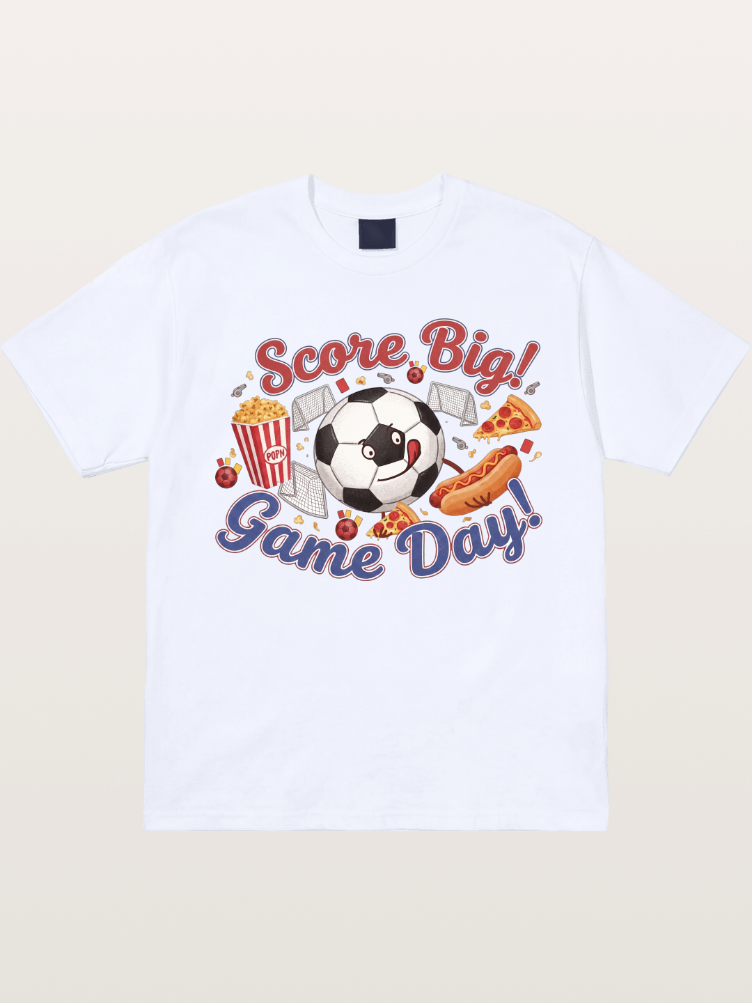 Game Day Snack Soccer Doodle Gildan T-shirt