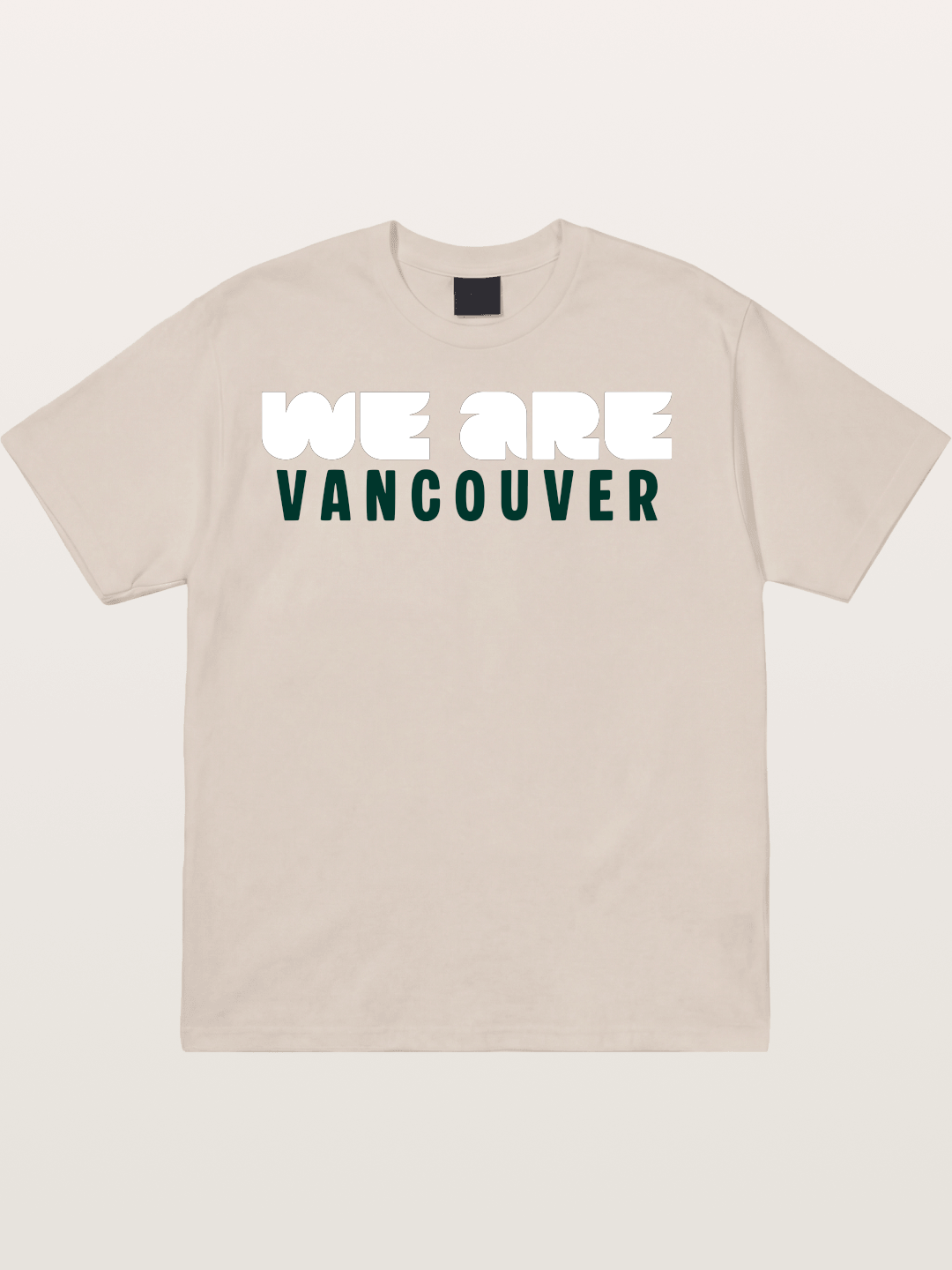 Vancouver Dark Green Monochrome Cotton T-shirt