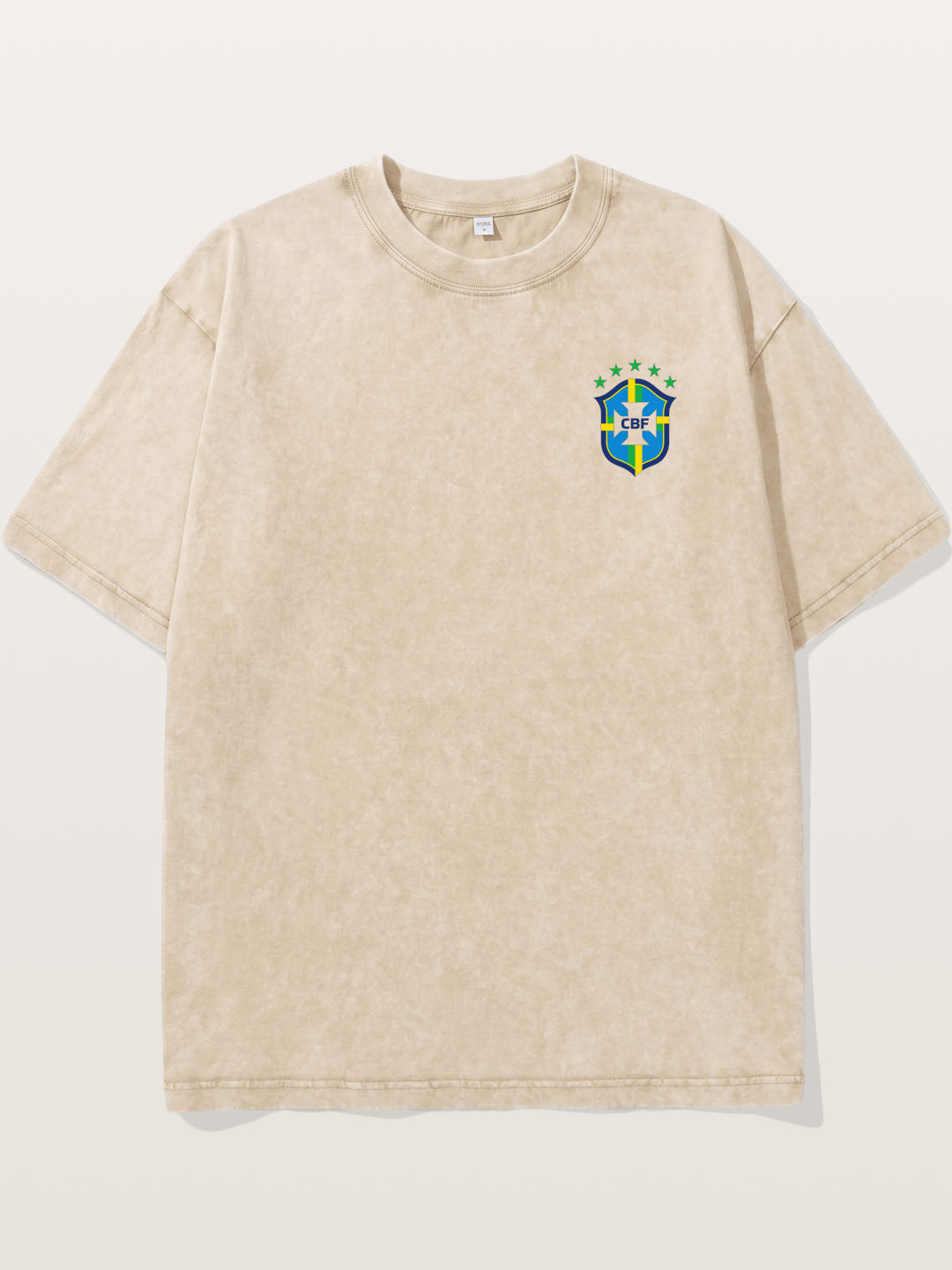 Brazil CBF Five Stars Shield Washed T-shirt