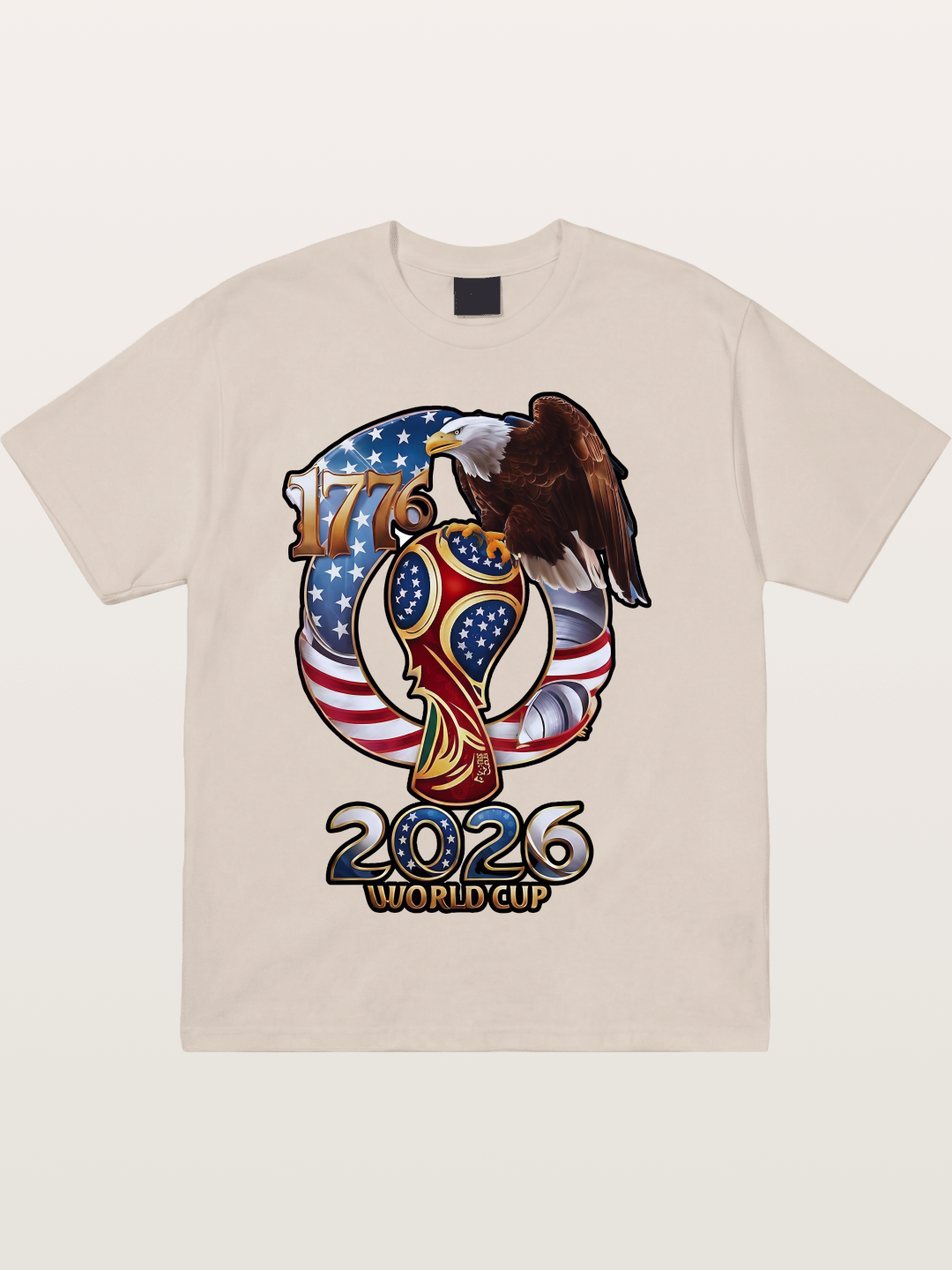 2026 WC Eagle Trophy Art Cotton T-shirt