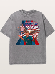 US Soccer Eagles And Two National Stars Washed T-shirt