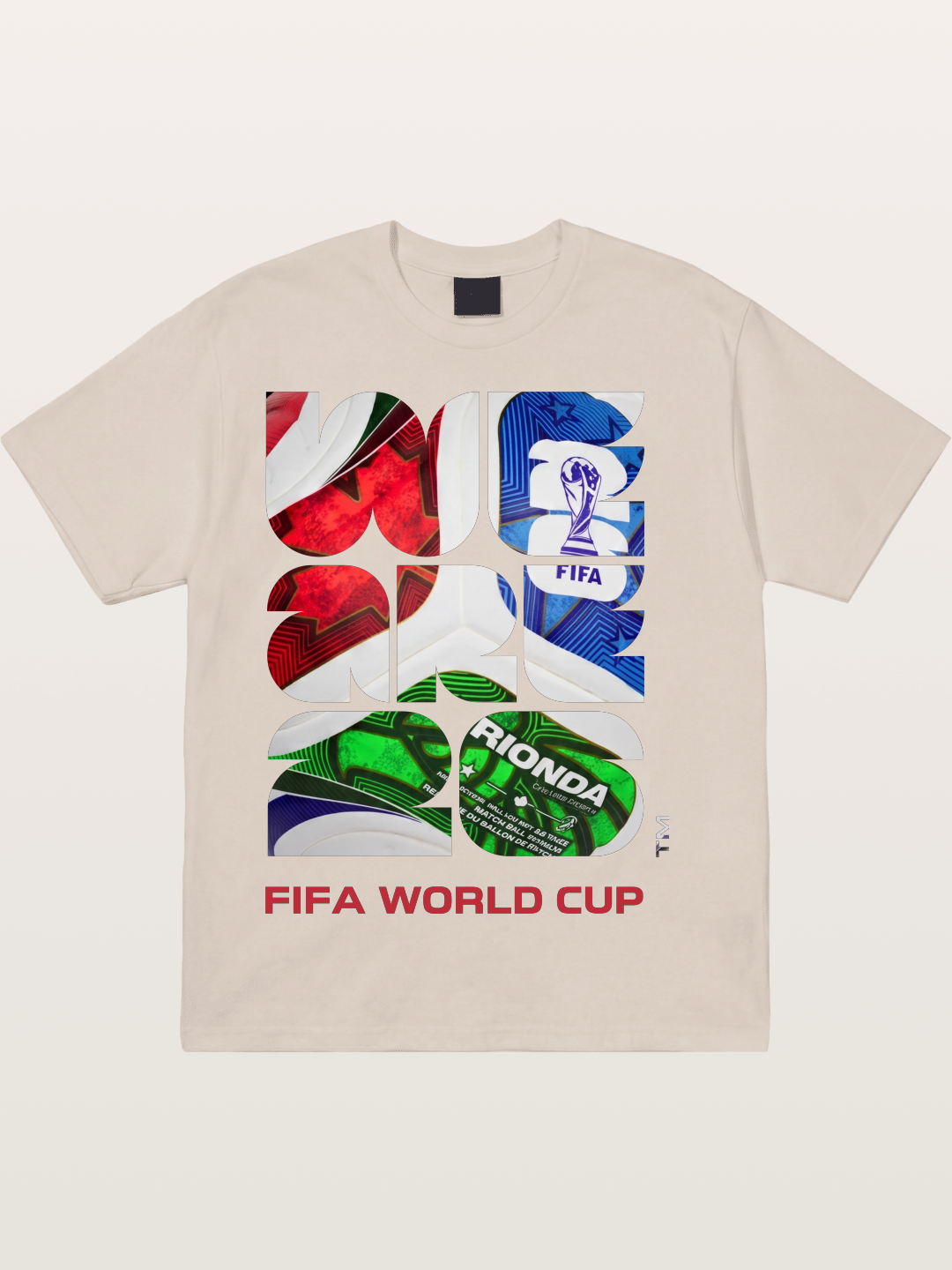 WC 2026 Abstract Geometric Host Design Cotton T-shirt