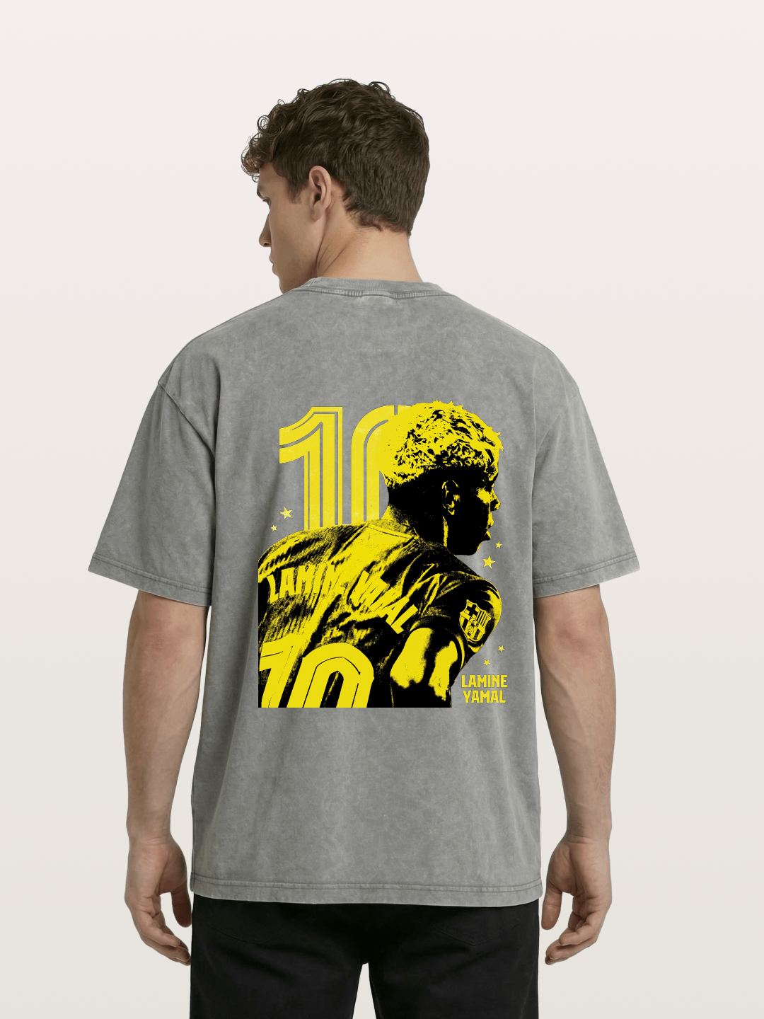 Lamine Yamal 10 Silhouette Washed T-shirt