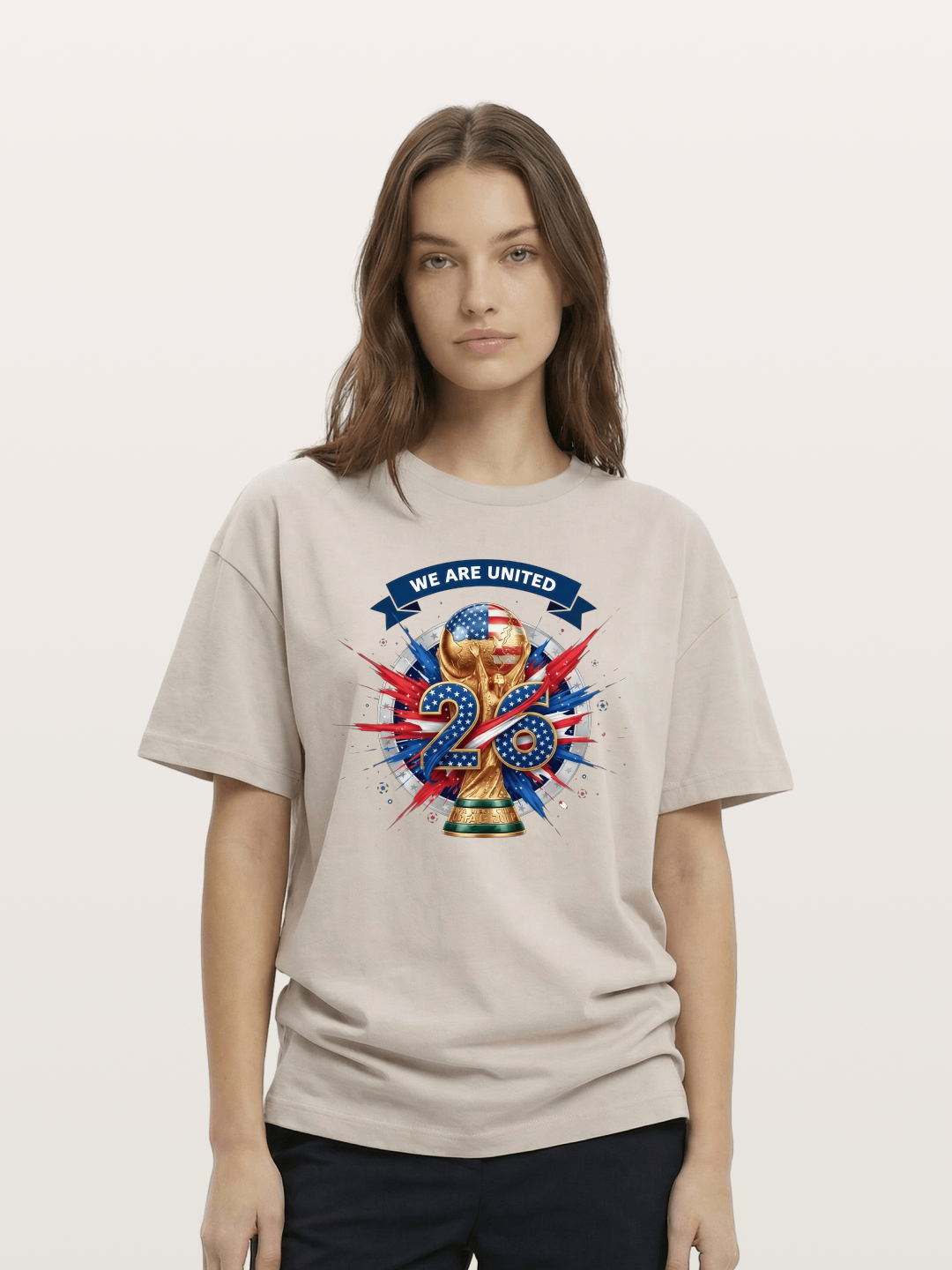 2026 WC We Are United Print Cotton T-shirt