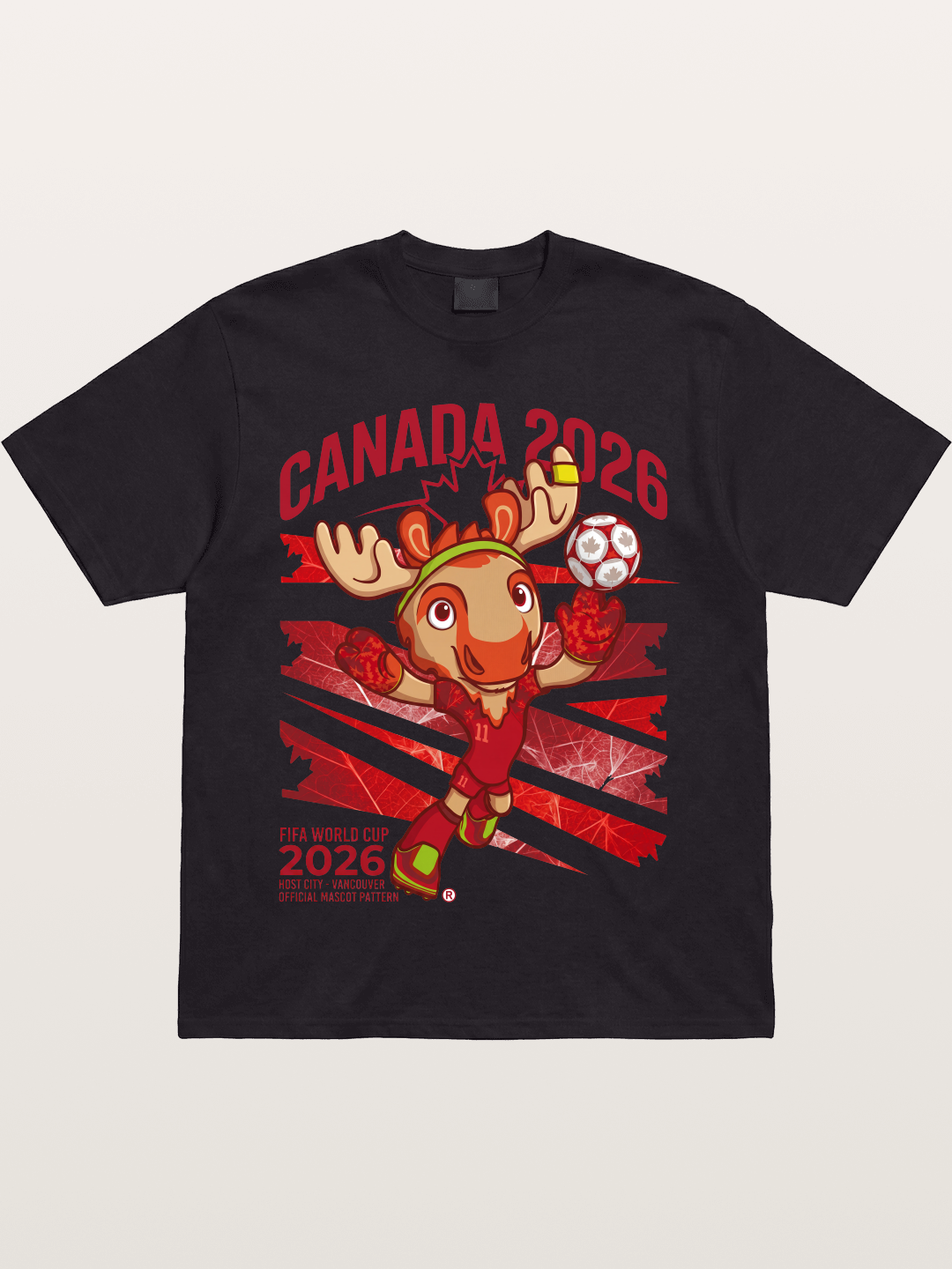 Canada 2026 Moose Mascot Gildan T-shirt