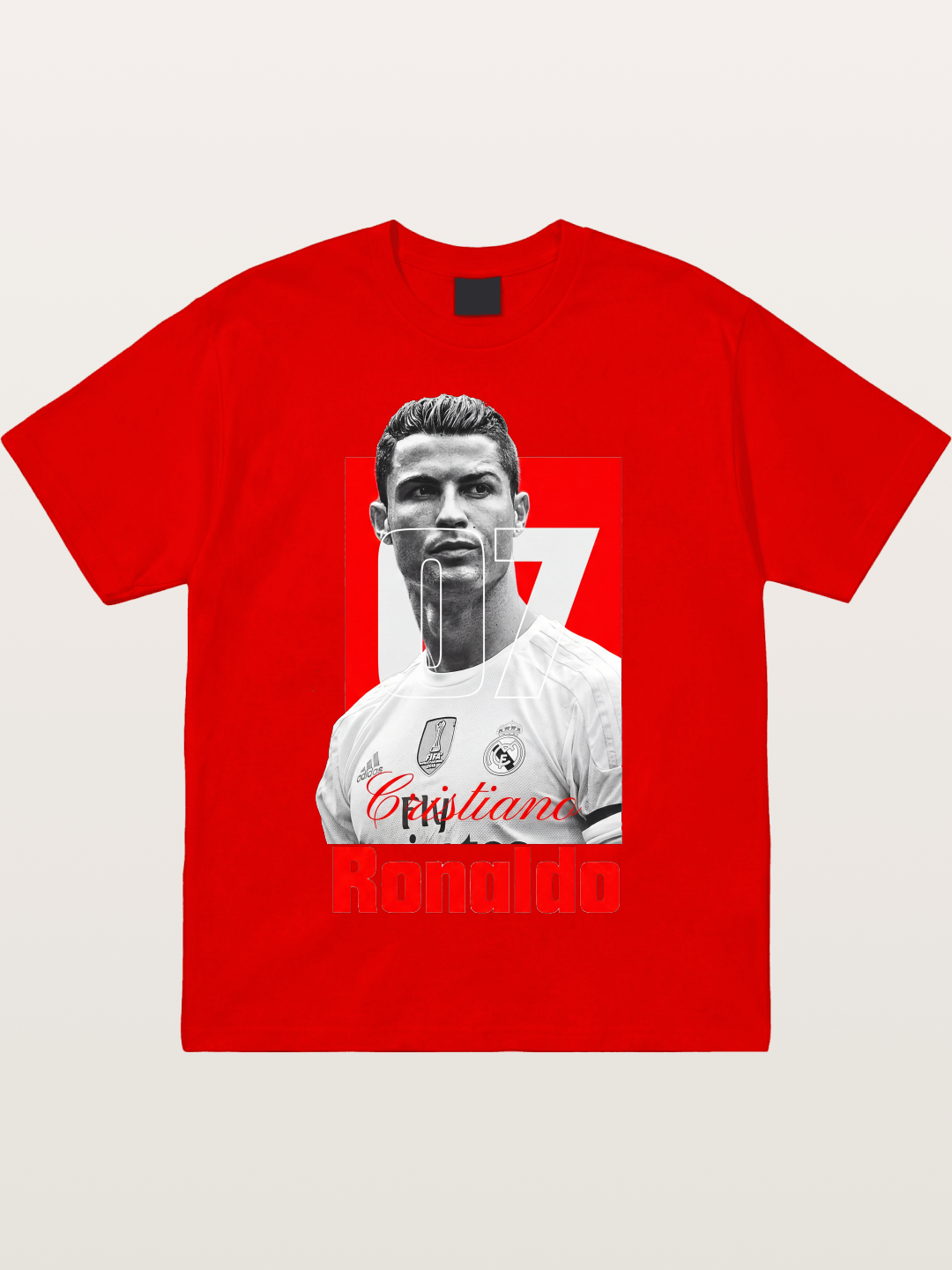 Ronaldo Real Madrid Number 7 Cotton T-shirt